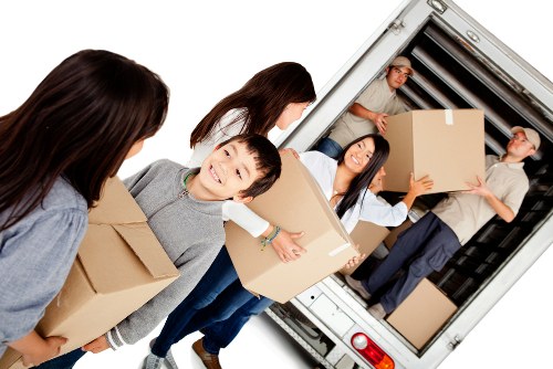 Business storage space with organised boxes and stock for local companies in Southhackney