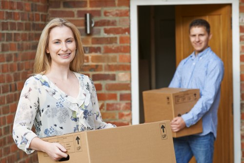 Careful packing for a small removals service in Southhackney