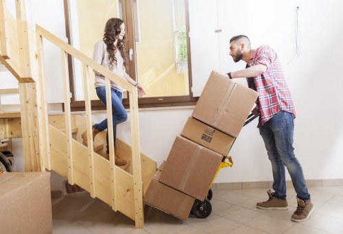 Fire safety and clear walkway controls within a secure storage facility